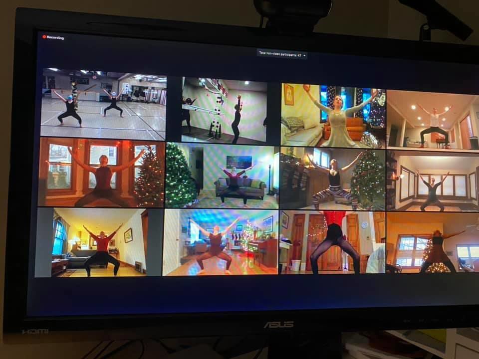 Kanopy Dance students on Zoom